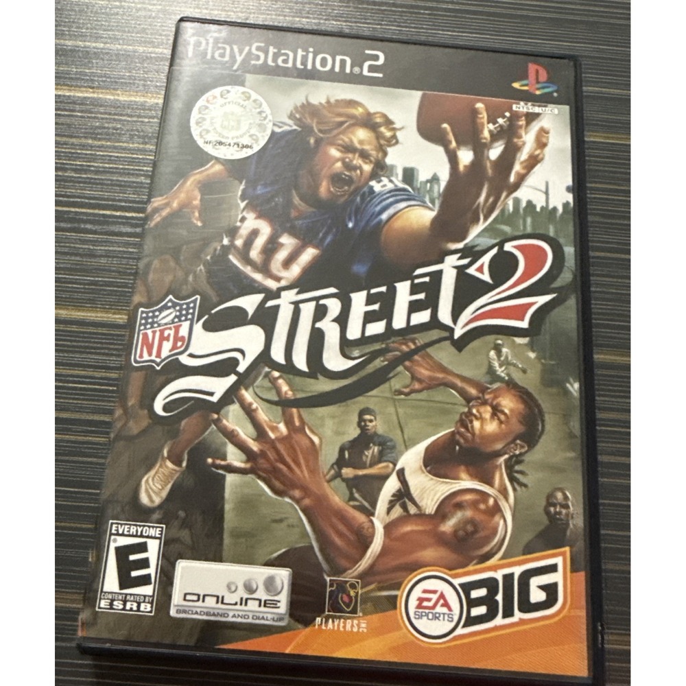 NFL Street 2 (Sony PlayStation 2, 2004) PS2 EA SPORTS BIG Online Multiplayer CIB